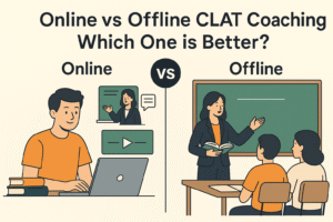 online vs offline clat coaching : which one is better ?