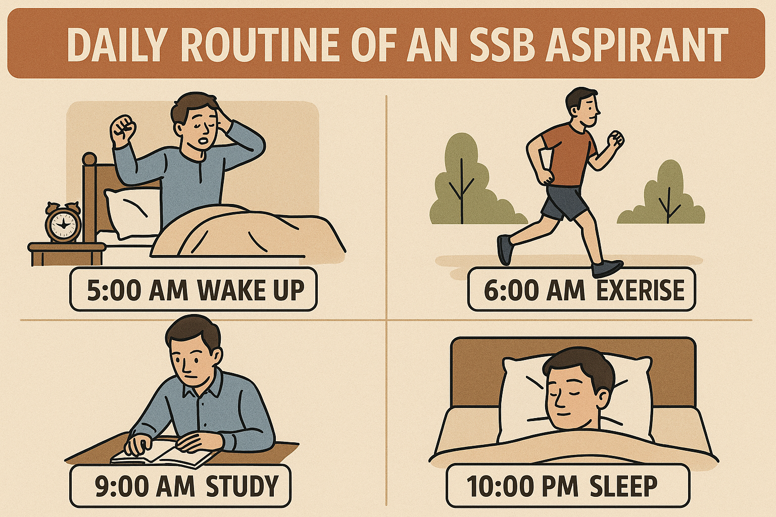 DAILY ROUTINE OF A SSB ASPIRANT