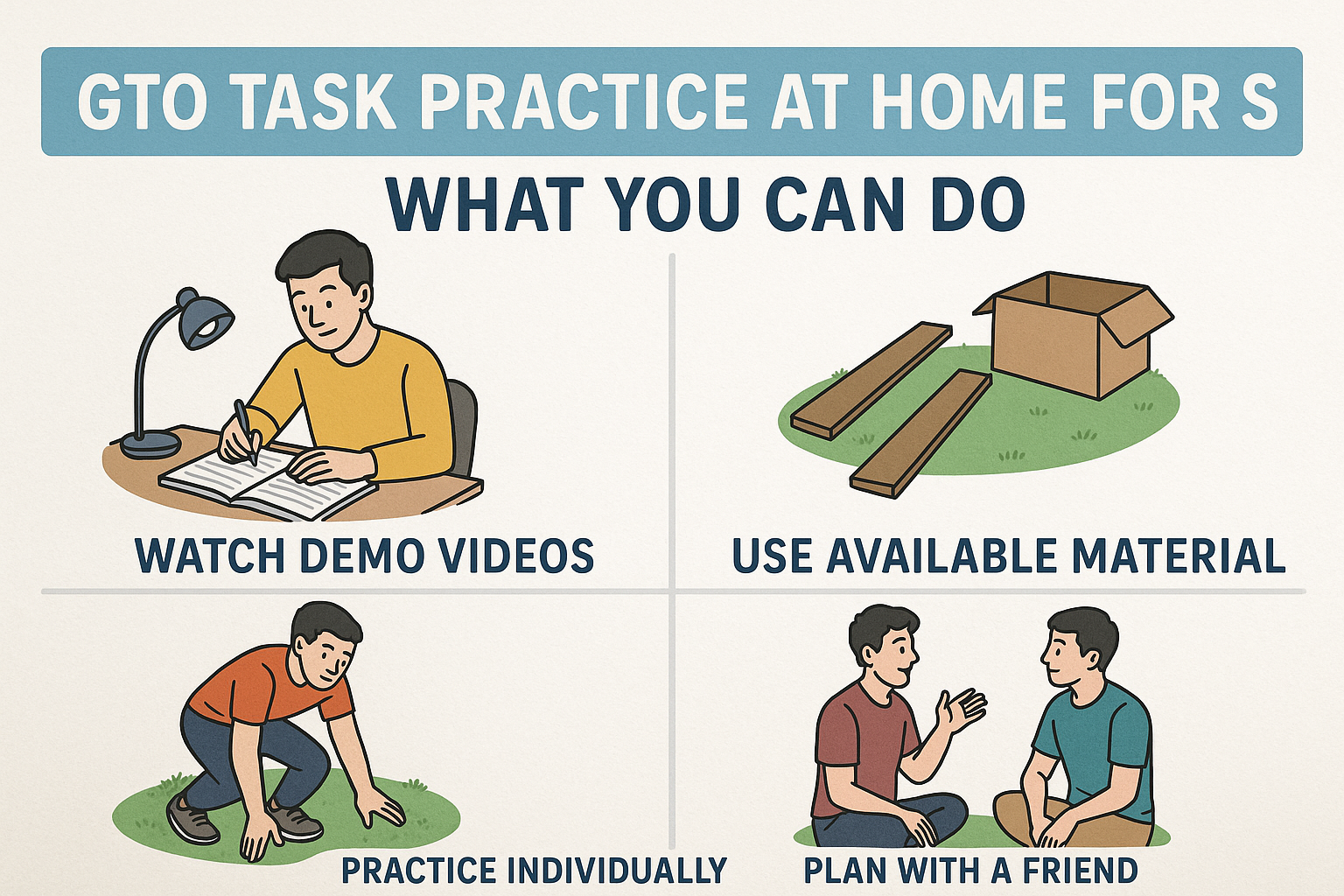 GTO TASK PRACTICE AT HOME FOR SSB : WHAT YOU CAN DO
