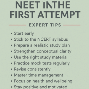 HOW TO CRACK NEET IN THE FIRST ATTEMPT – EXPERT TIPS