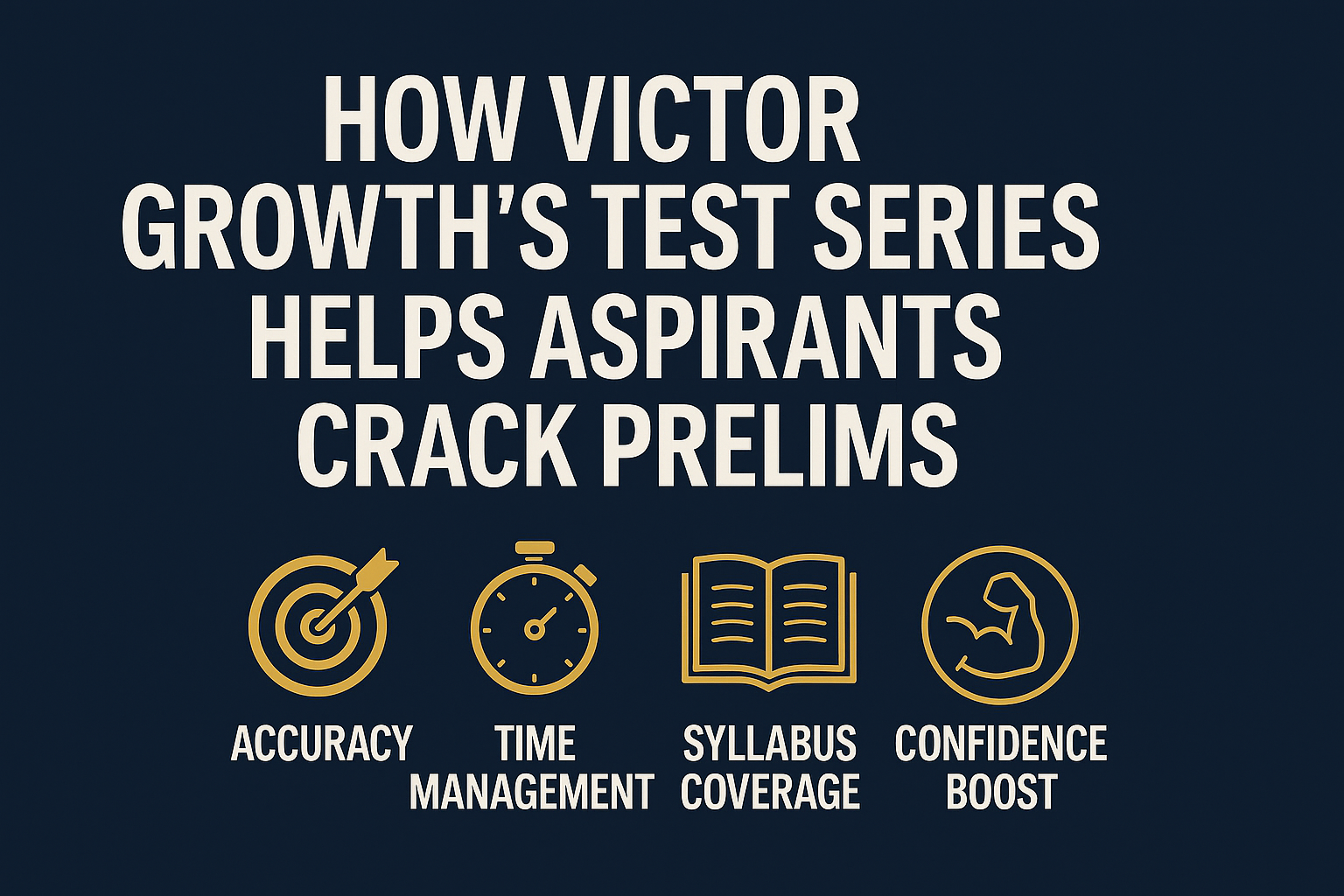 HOW VICTOR GROWTH'S TEST SERIES HELPS ASPIRANTS CRACK PRELIMS
