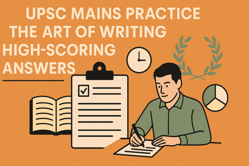 UPSC MAINS PRACTICE : THE ART OF WRITING HIGH-SCORING ANSWERS