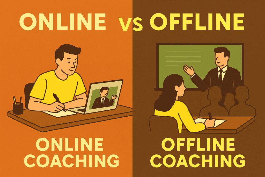 ONLINE VS OFFLINE IAS COACHING: WHICH IS BETTER FOR YOU?