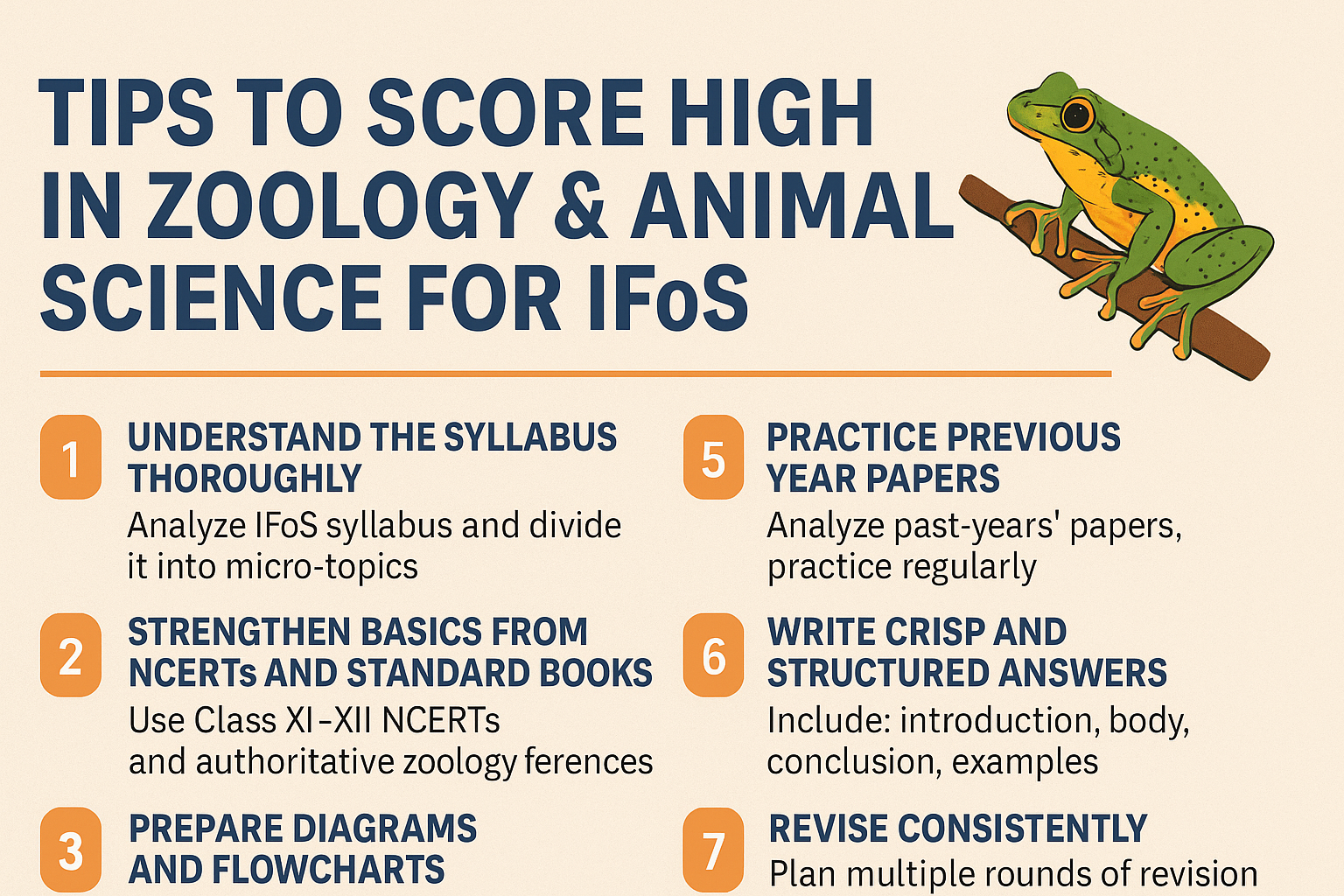TIPS TO SCORE HIGH IN ZOOLOGY & ANIMAL SCIENCE FOR IFoS