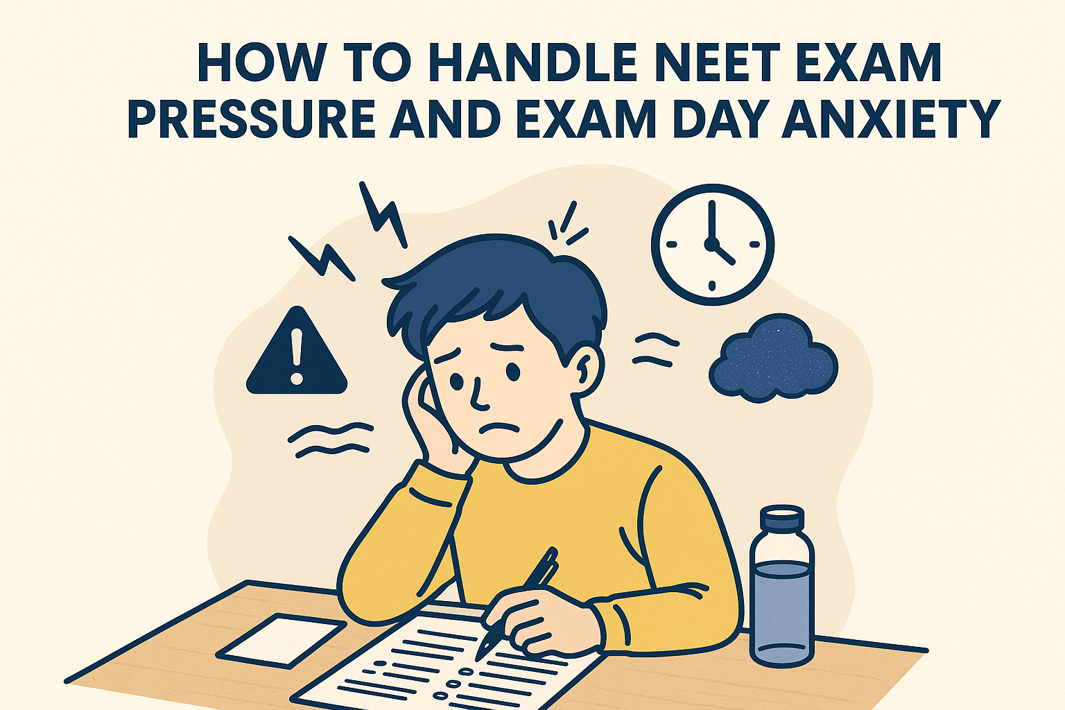 HOW TO HANDLE NEET EXAM PRESSURE AND EXAM DAY ANXIETY: A COMPLETE GUIDE FOR ASPIRANTS