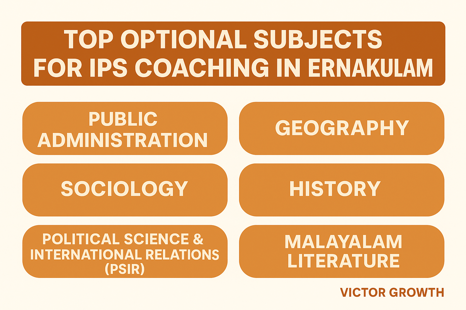 IPS Coaching with Optional Subjects – Best Choices in Ernakulam