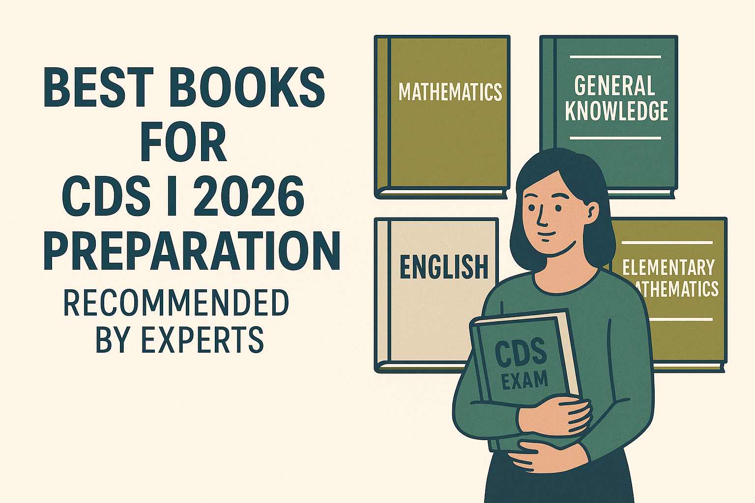 Best Books for CDS I 2026 Preparation Recommended by Experts