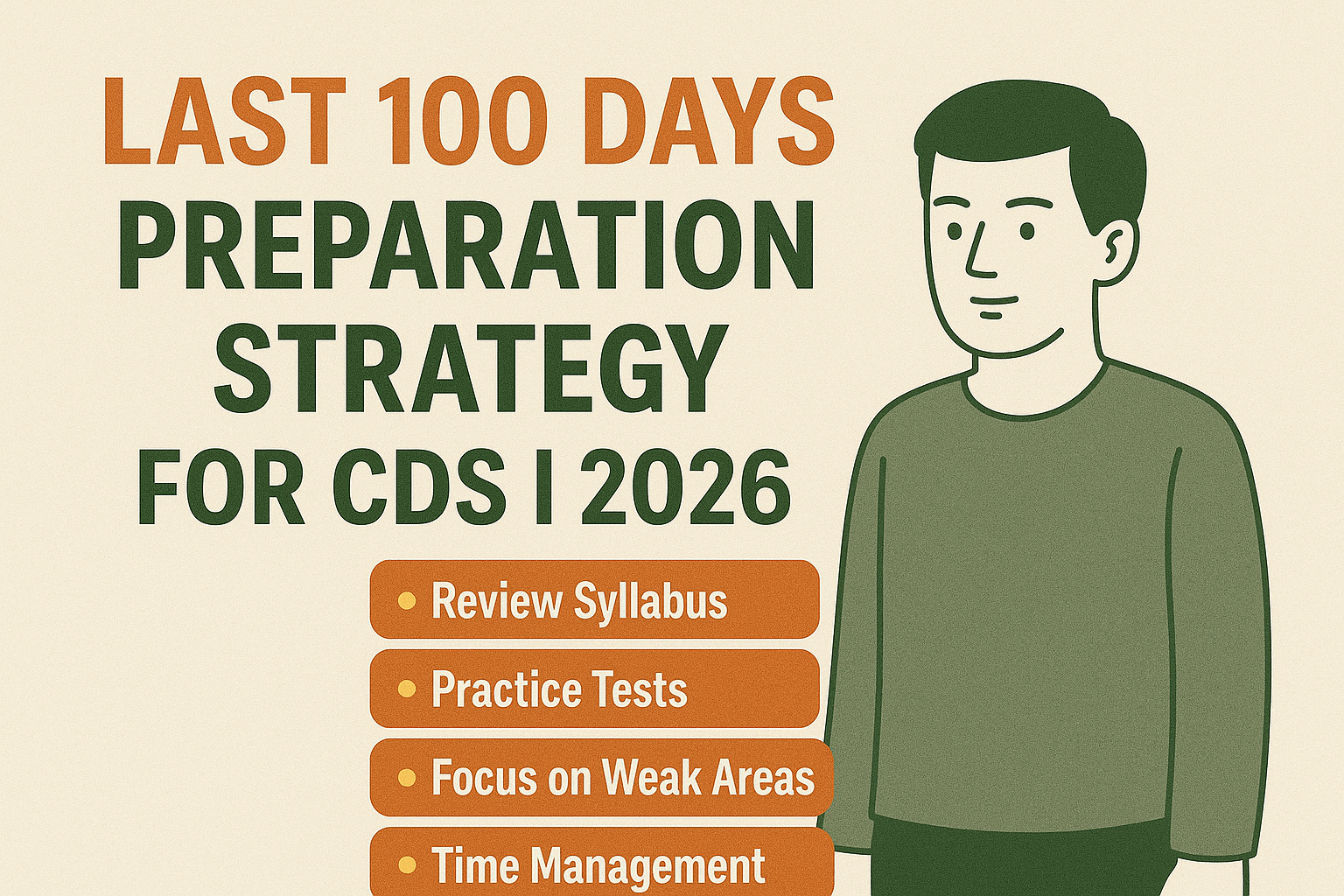 Last 100 Days Preparation Strategy for CDS I 2026