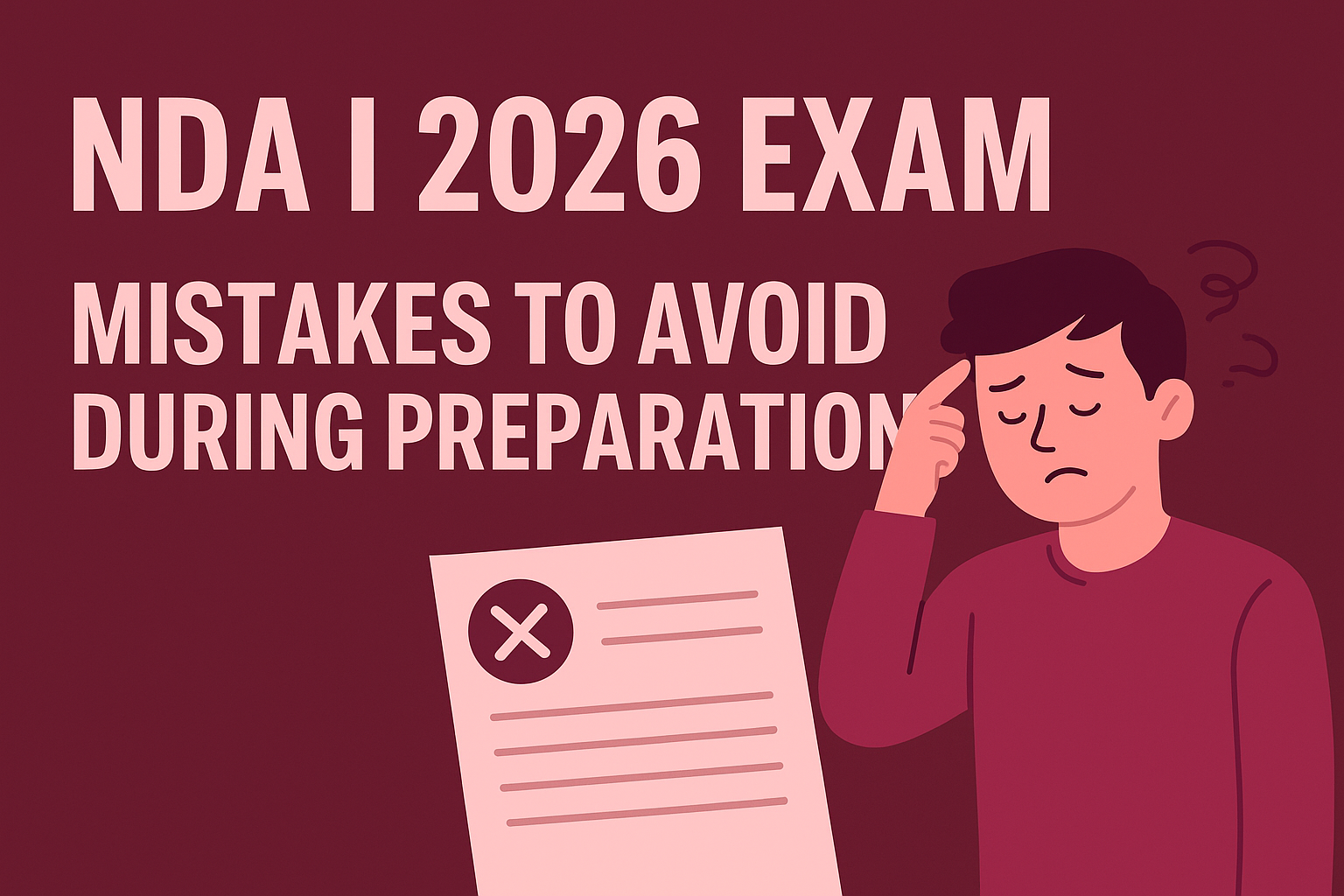 NDA-I 2026 Exam – Mistakes to Avoid During Preparation
