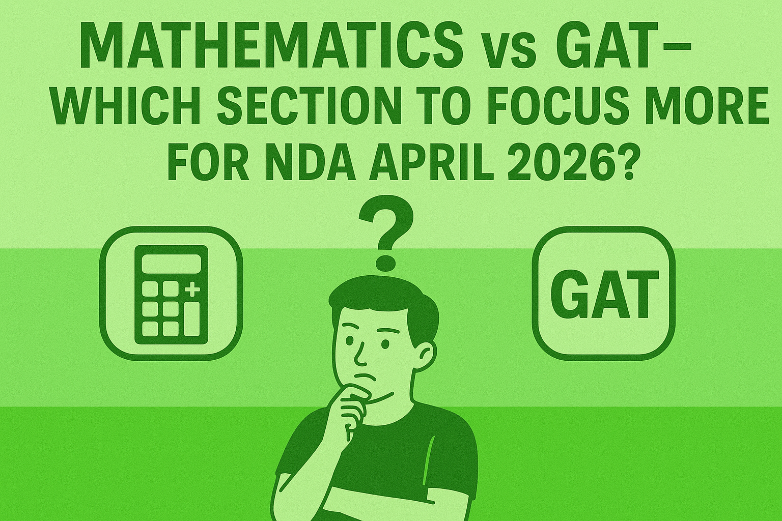 Mathematics vs GAT – Which Section to Focus More for NDA April 2026?