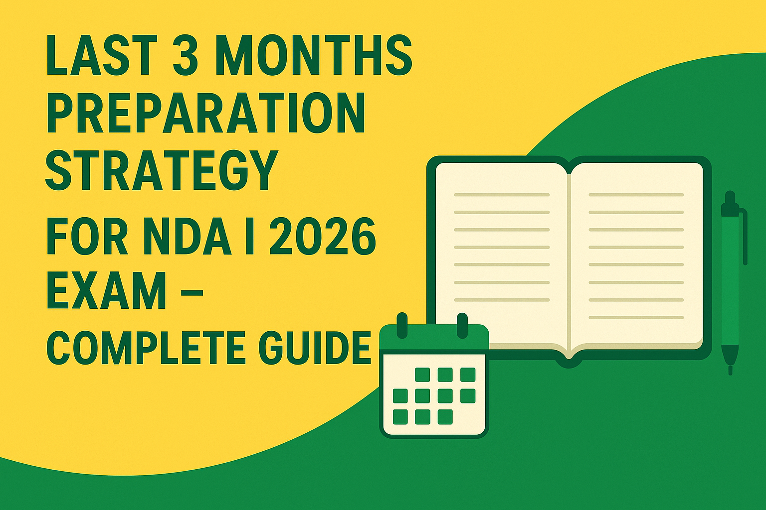 Last 3 Months Preparation Strategy for NDA I 2026 Exam – Complete Guide
