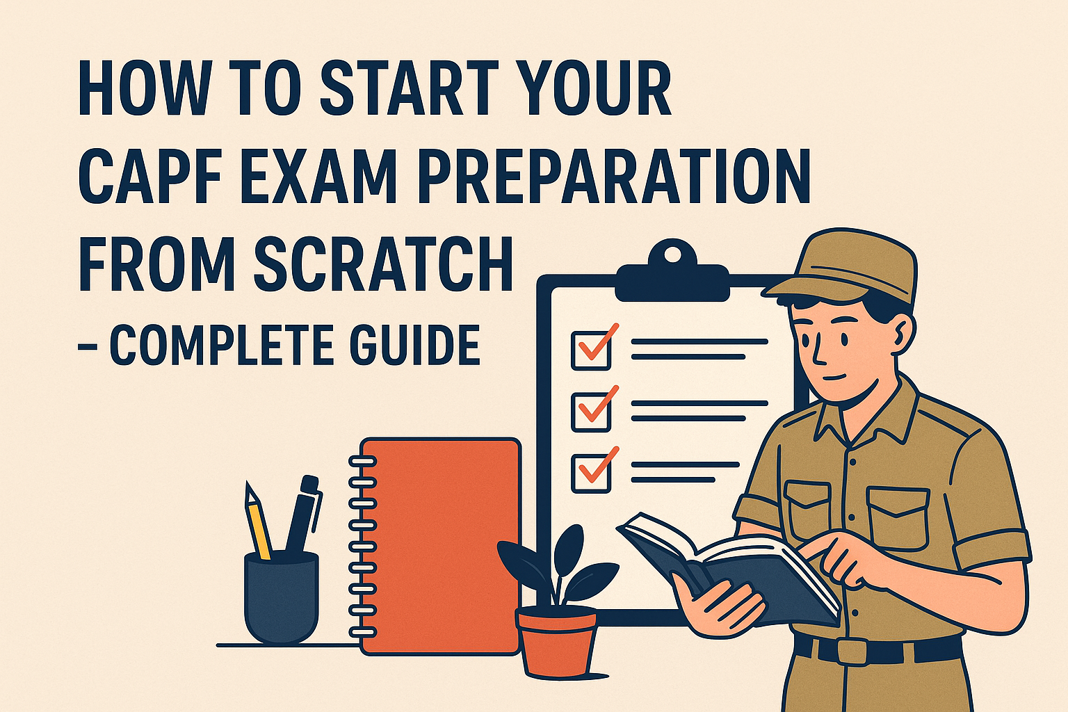 How to Start Your CAPF Exam Preparation from Scratch – Complete Guide