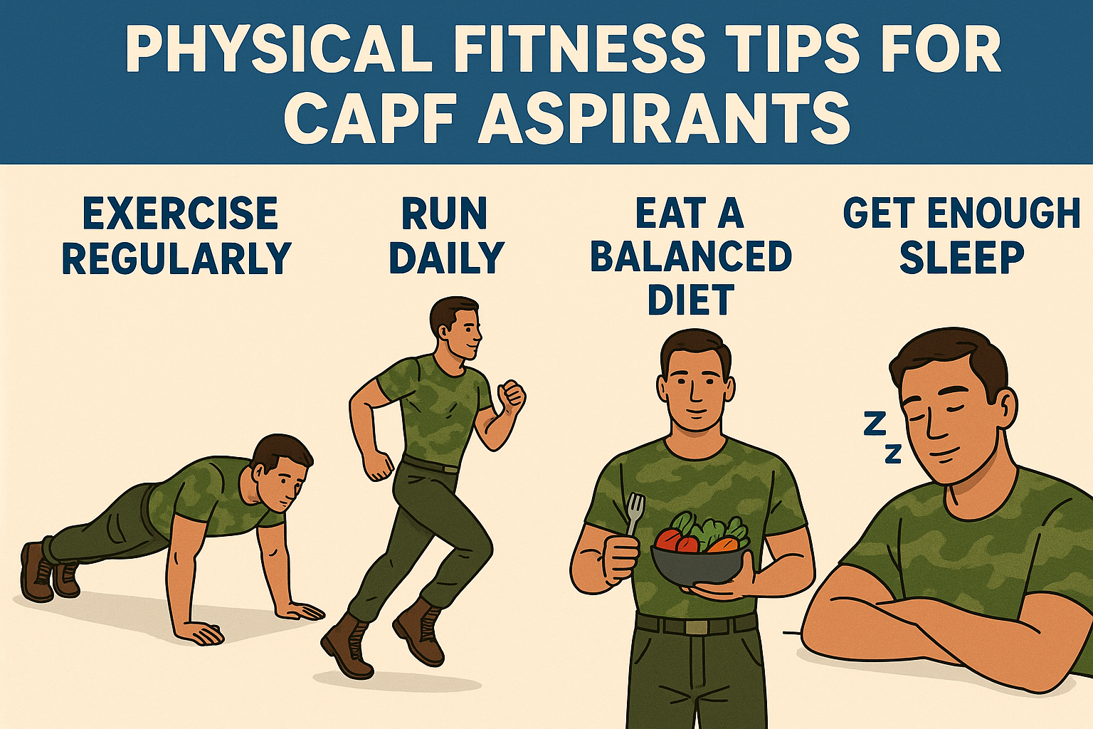 Physical Fitness Tips for CAPF Aspirants