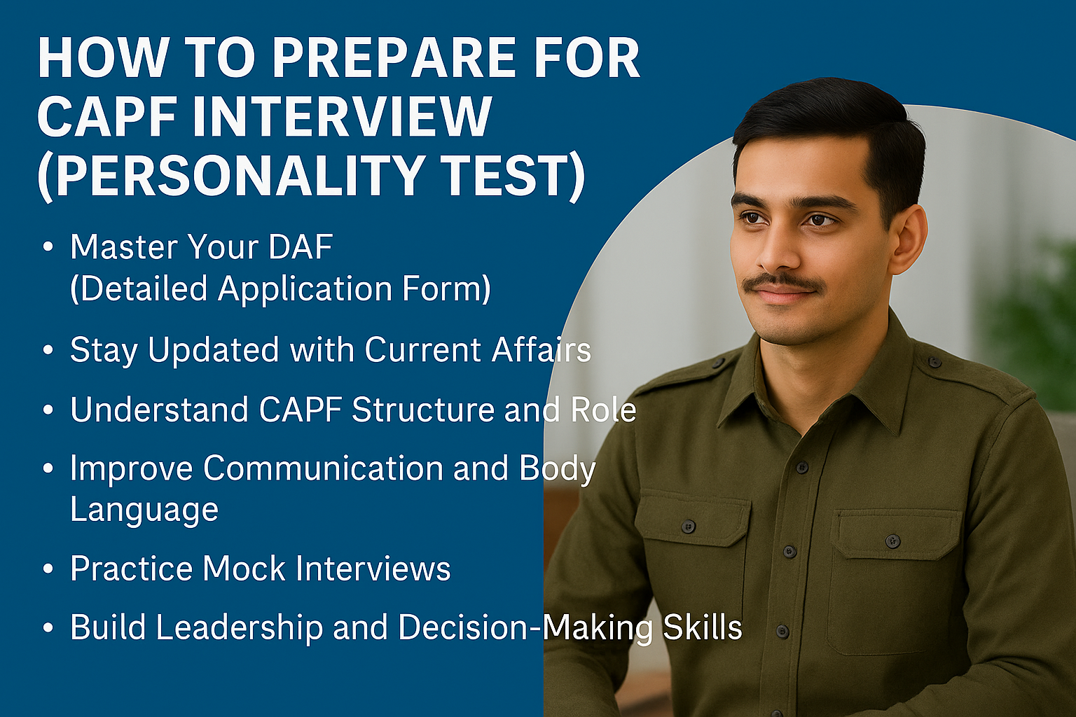 How to Prepare for CAPF Interview (Personality Test)