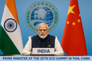 Prime Minister at the 25th SCO Summit in Tianjin, China