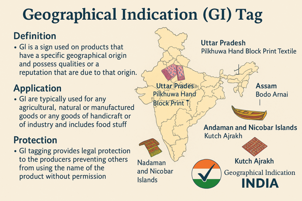 Geographical Indication (GI) Tags – Simplified Notes