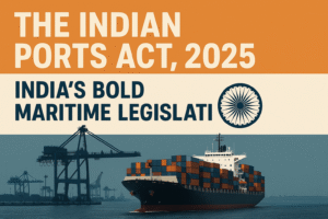 The Indian Ports Act, 2025 – India’s Bold Maritime Legislation
