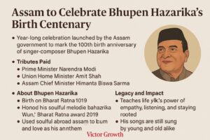Assam to Celebrate Bhupen Hazarika’s Birth Centenary