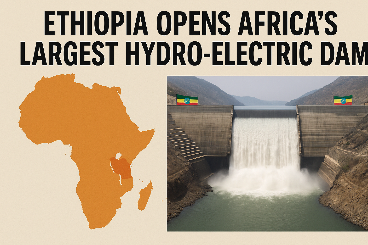 Ethiopia Opens Africa’s Largest Hydroelectric Dam – The Grand Ethiopian Renaissance Dam (GERD)