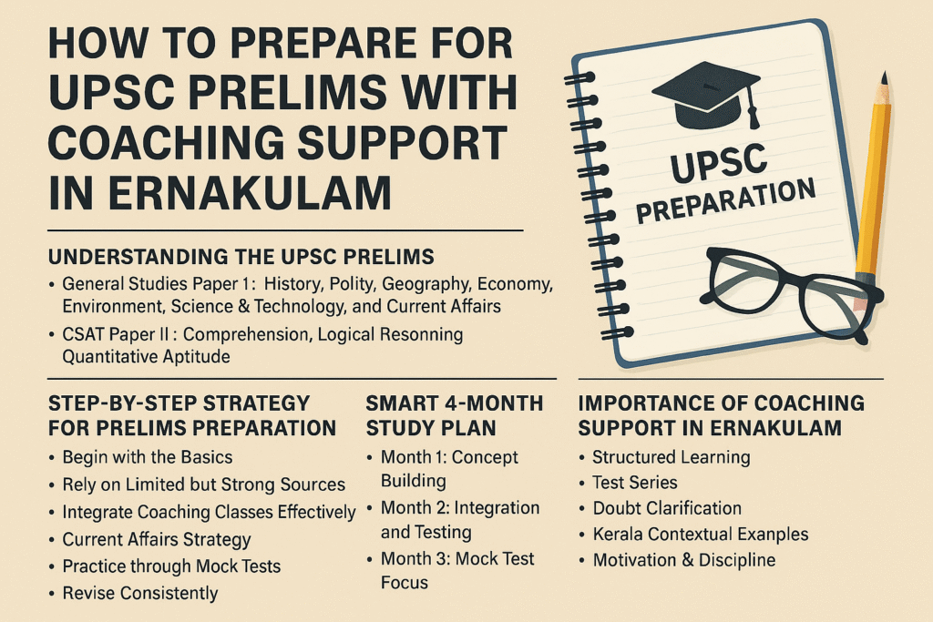 How to Prepare for UPSC Prelims with Coaching Support in Ernakulam