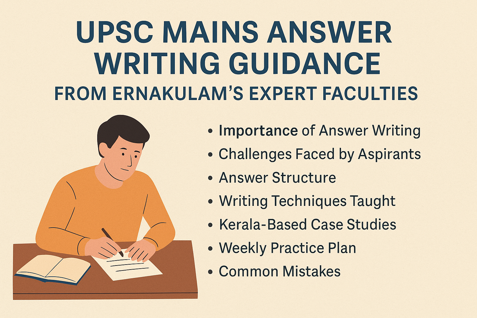 UPSC Mains Answer Writing Guidance from Ernakulam’s Expert Faculties
