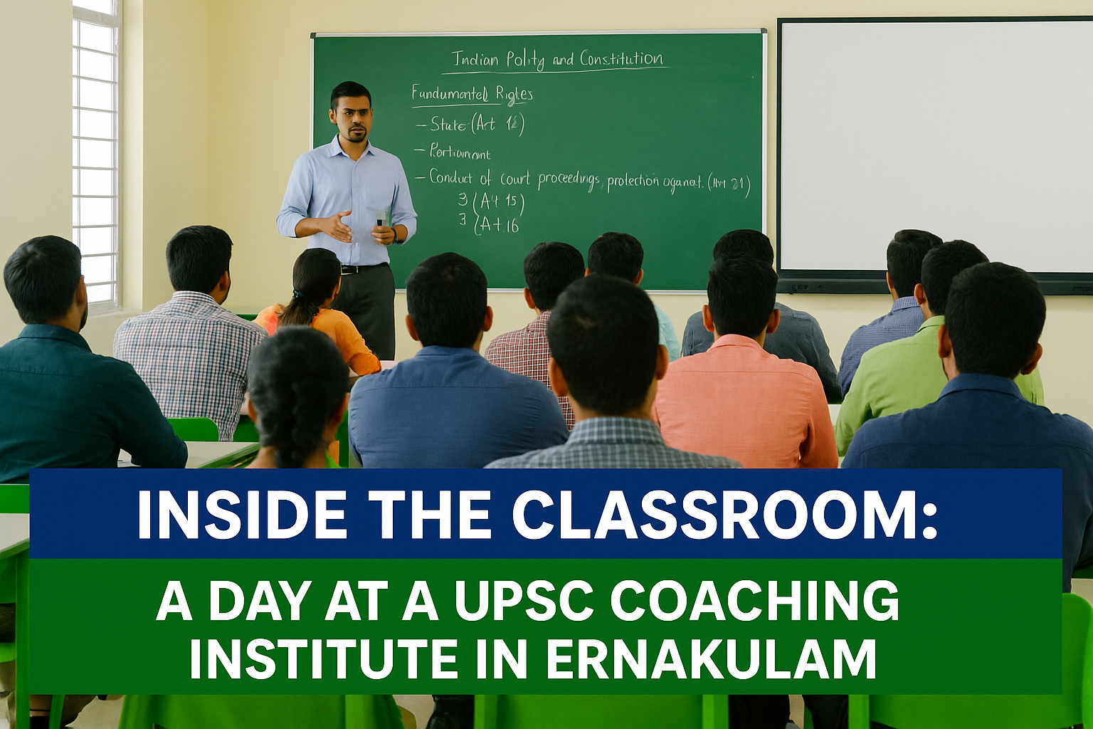 INSIDE THE CLASSROOM: A DAY AT A UPSC COACHING INSTITUTE IN ERNAKULAM