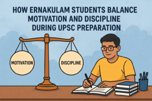 HOW ERNAKULAM STUDENTS BALANCE MOTIVATION AND DISCIPLINE DURING UPSC PREPARATION
