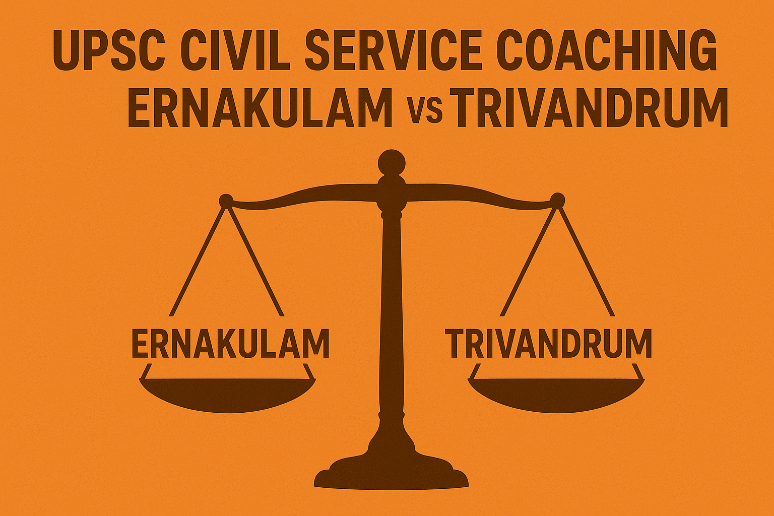 UPSC Civil Service Coaching in Ernakulam vs Trivandrum — Which Is Better?