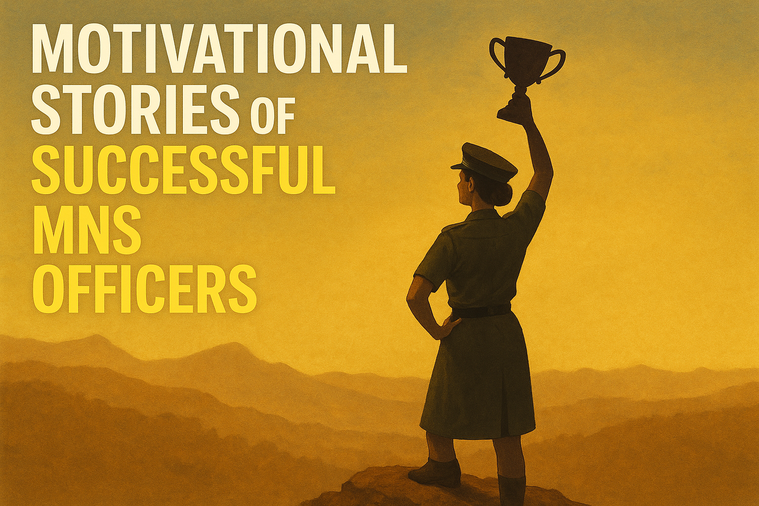 Motivational Stories of Successful MNS Officers