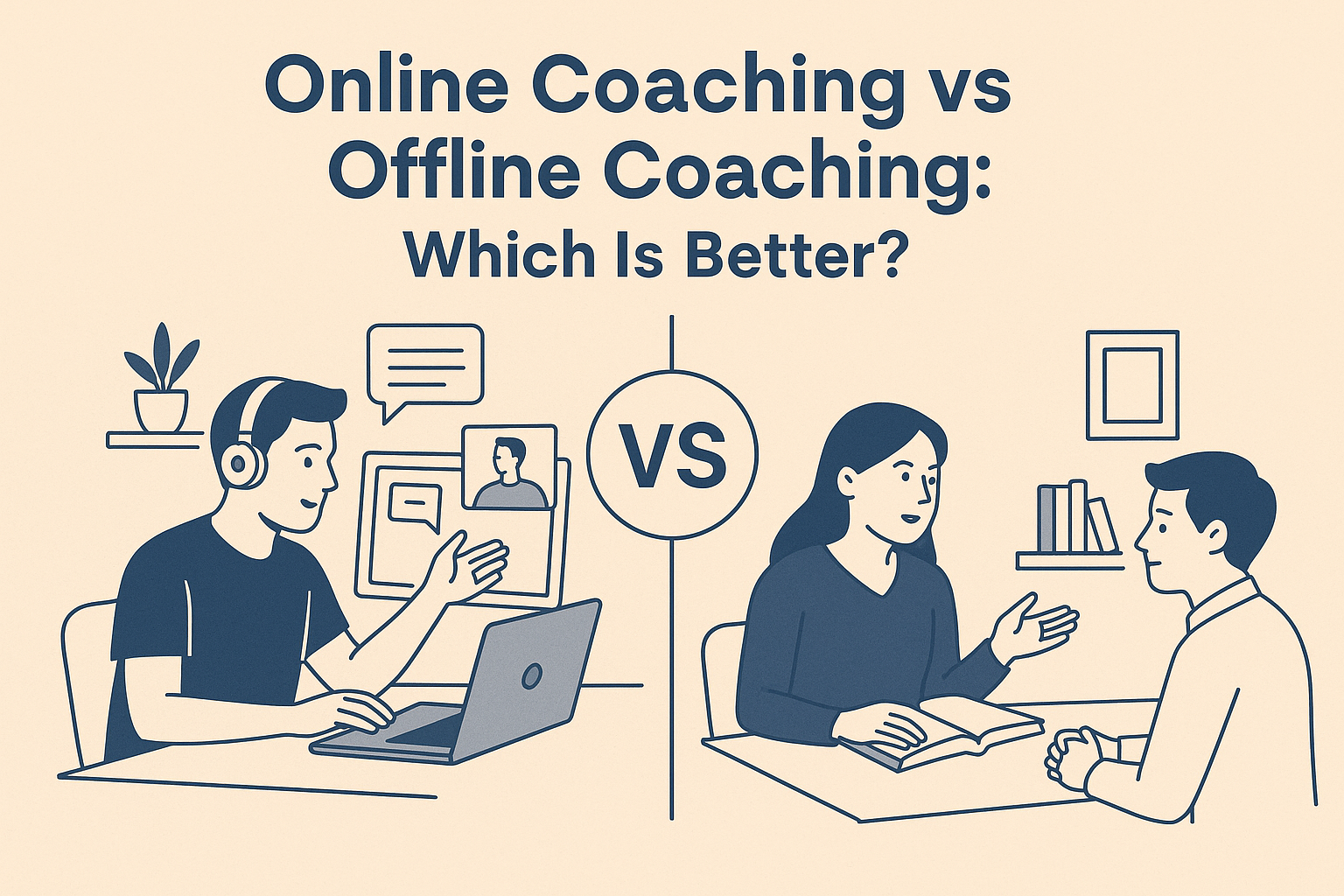 MNS Online Coaching vs Offline Coaching: Which Is Better?