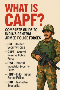What is CAPF? Complete Guide to India’s Central Armed Police Forces
