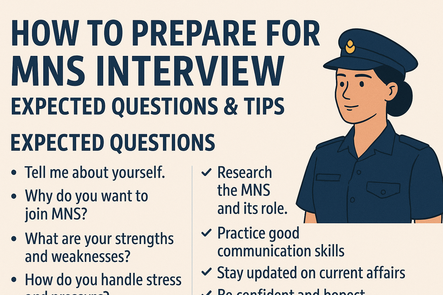 HOW TO PREPARE FOR MNS INTERVIEW : EXPECTED QUESTIONS & TIPS