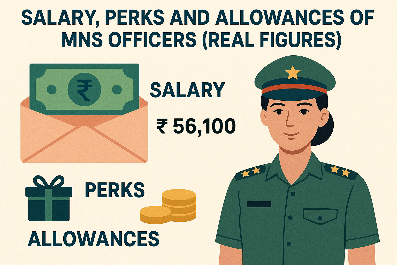 Salary, Perks, and Allowances of MNS Officers (Real Figures)