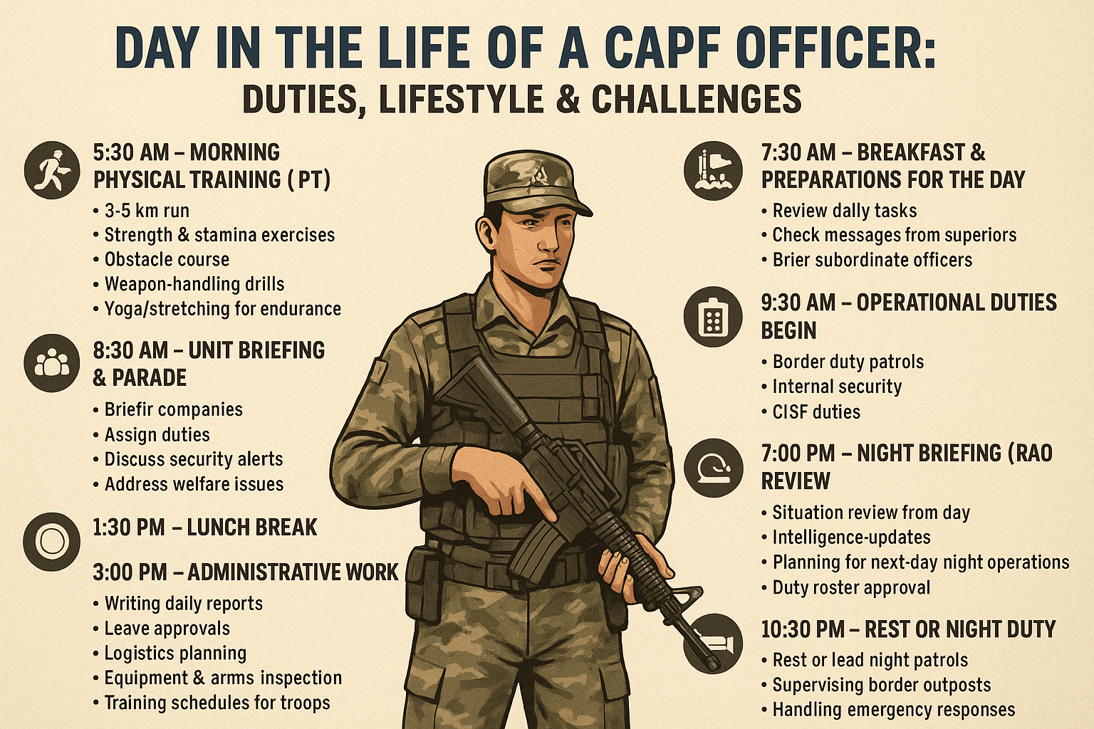 Day in the Life of a CAPF Officer: Duties, Lifestyle & Challenges