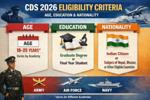 CDS 2026 Eligibility Criteria: Age, Education & Nationality