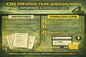 CDS Previous Year Question Papers: Importance & Download Guide