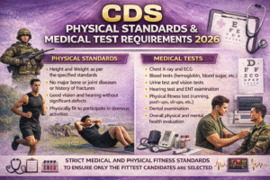 CDS Physical Standards & Medical Test Requirements 2026