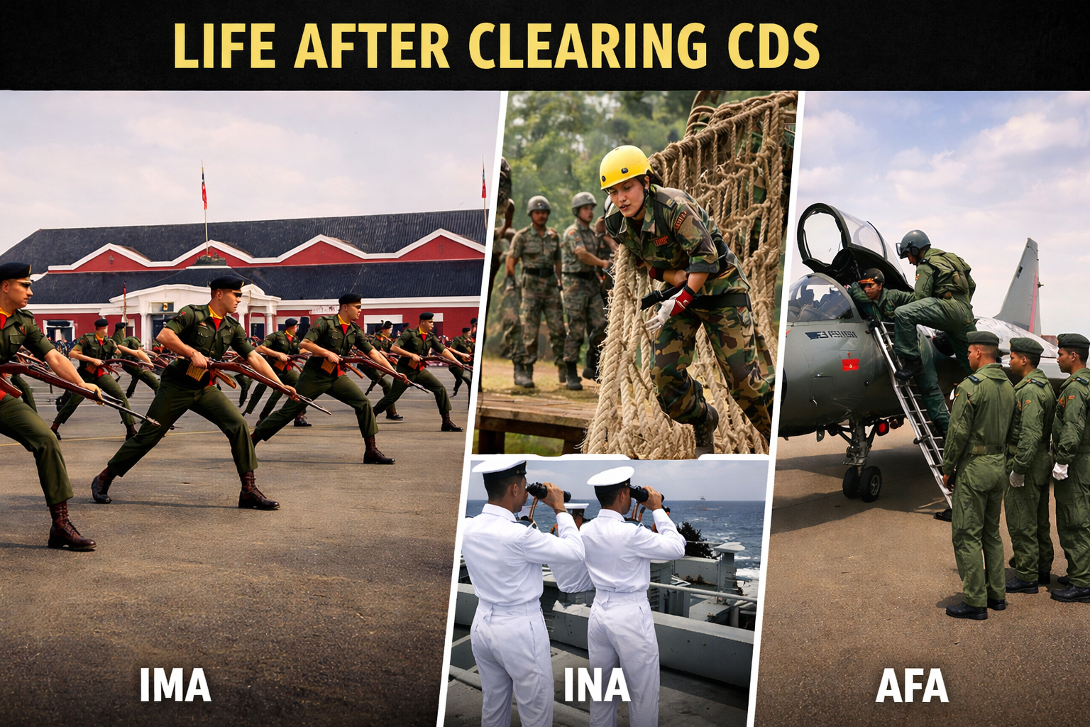 Life After Clearing CDS: Training at IMA, OTA, INA & AFA