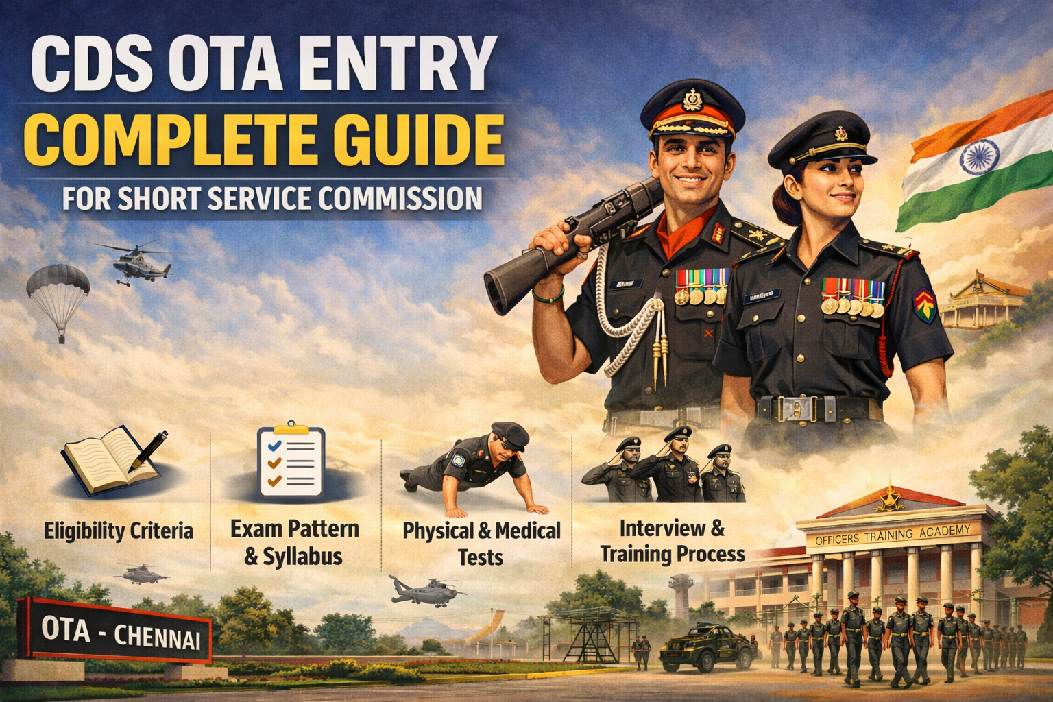 CDS OTA Entry: Complete Guide for Short Service Commission (SSC)
