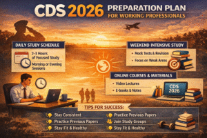 CDS 2026 Preparation Plan for Working Professionals – Complete Smart Strategy