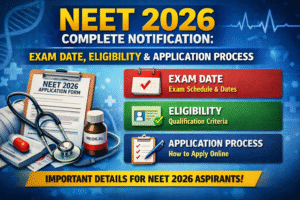 NEET 2026 Complete Notification: Exam Date, Eligibility & Application Process