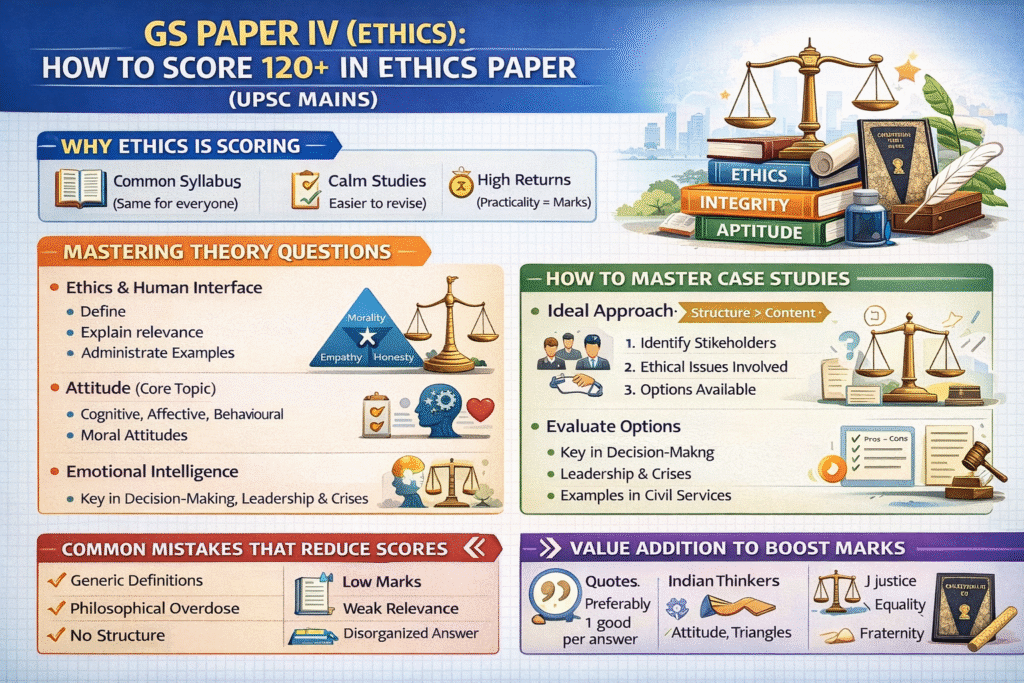 GS PAPER IV (ETHICS, INTEGRITY & APTITUDE): HOW TO SCORE 120+ IN ETHICS ...