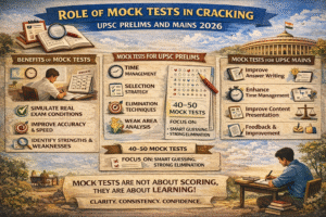 ROLE OF MOCK TESTS IN CRACKING UPSC PRELIMS AND MAINS 2026
