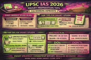 UPSC IAS 2026: Smart Preparation Tips for Working Aspirants