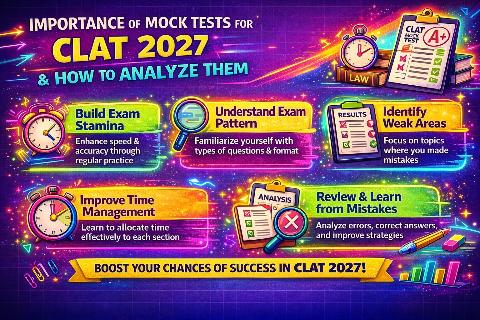 IMPORTANCE OF MOCK TESTS FOR CLAT 2027 & HOW TO ANALYZE THEM