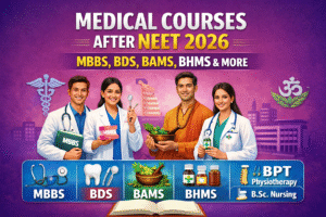 MEDICAL COURSES AFTER NEET 2026: MBBS, BDS, BAMS, BHMS & MORE