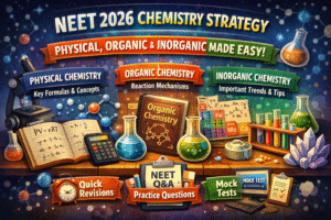 NEET 2026 Chemistry Strategy: Physical, Organic & Inorganic Made Easy
