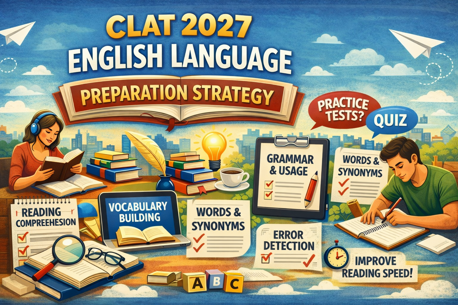CLAT 2027 ENGLISH LANGUAGE PREPARATION STRATEGY