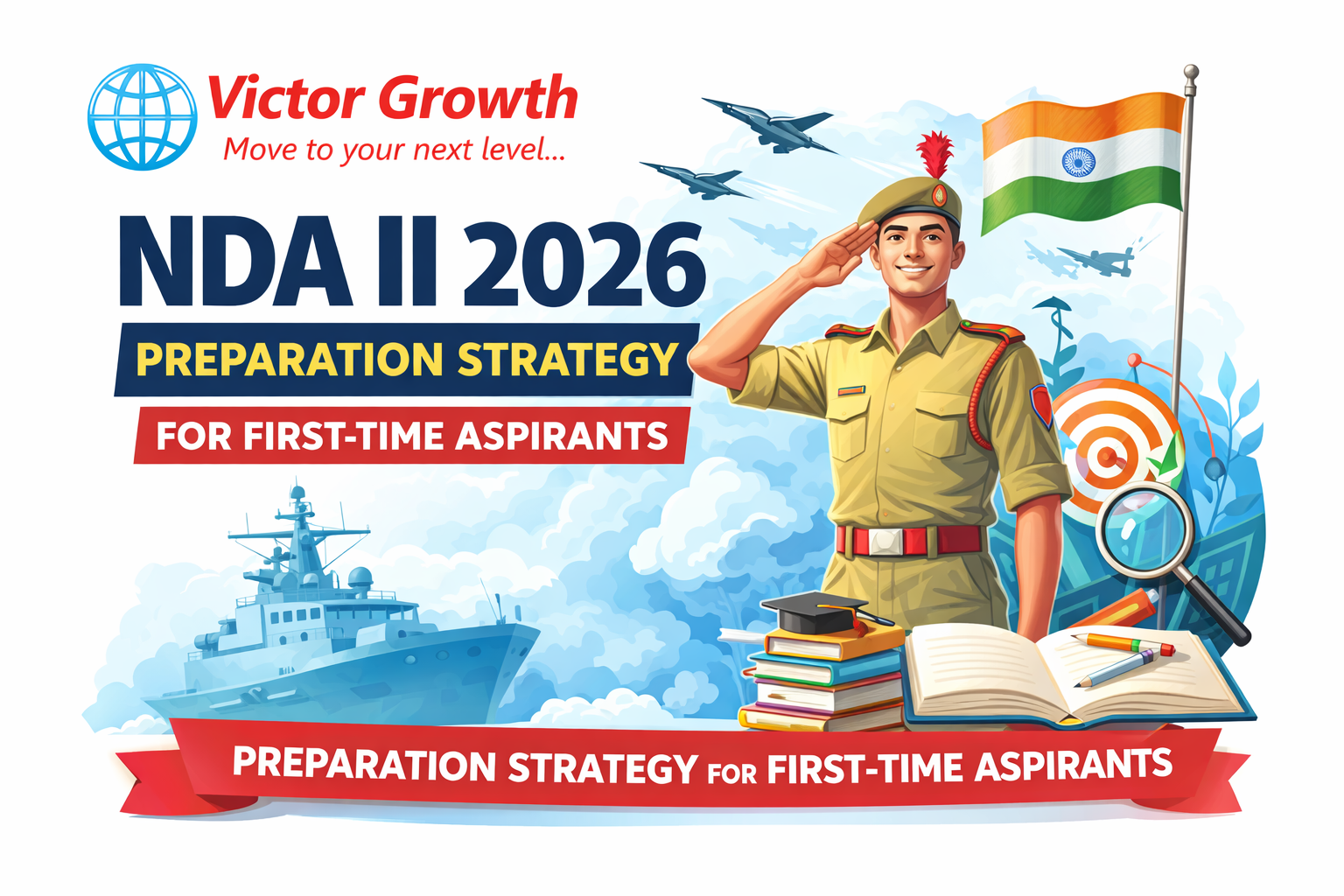 NDA II 2026 Preparation Strategy for First-Time Aspirants