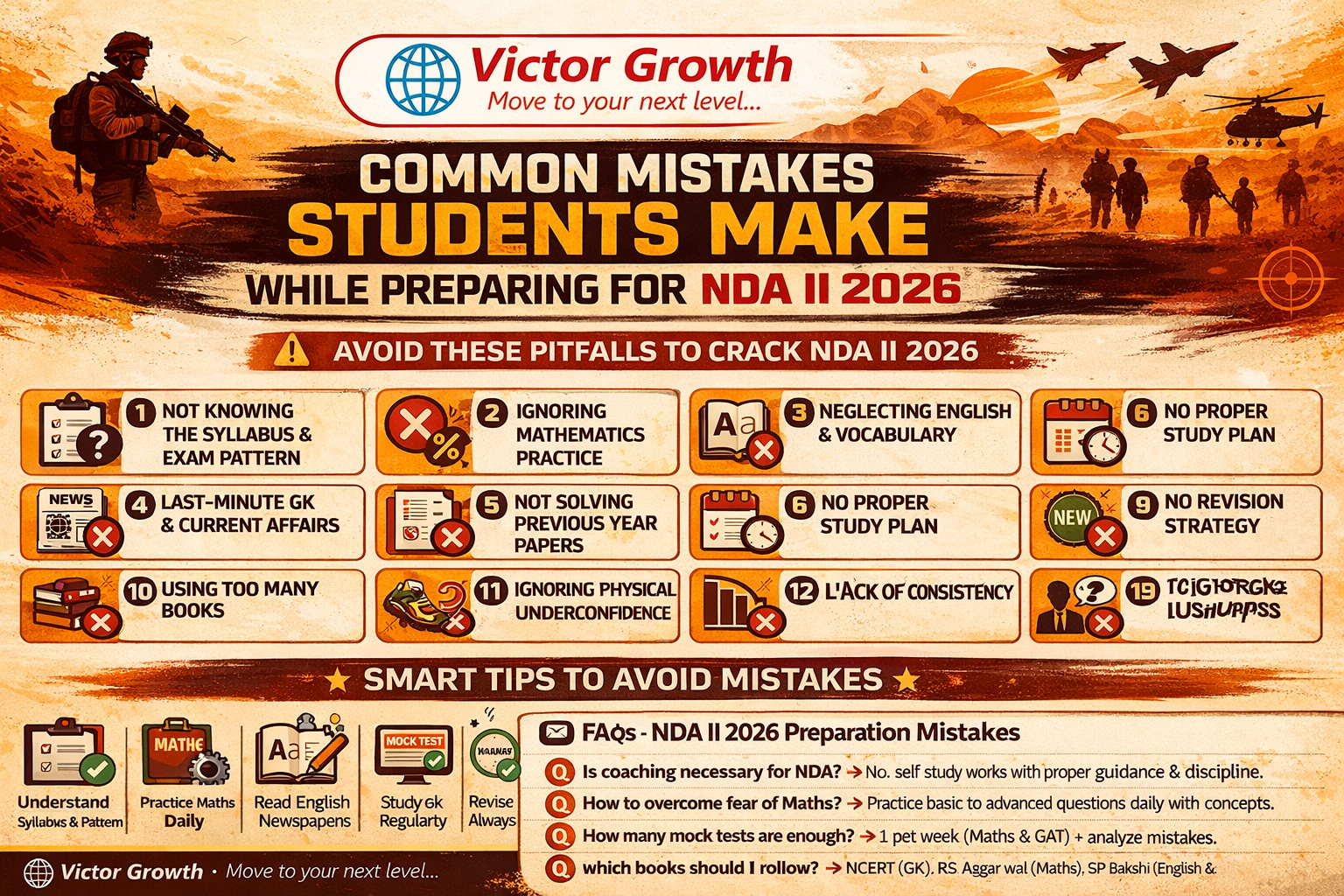 Common Mistakes Students Make While Preparing for NDA II 2026